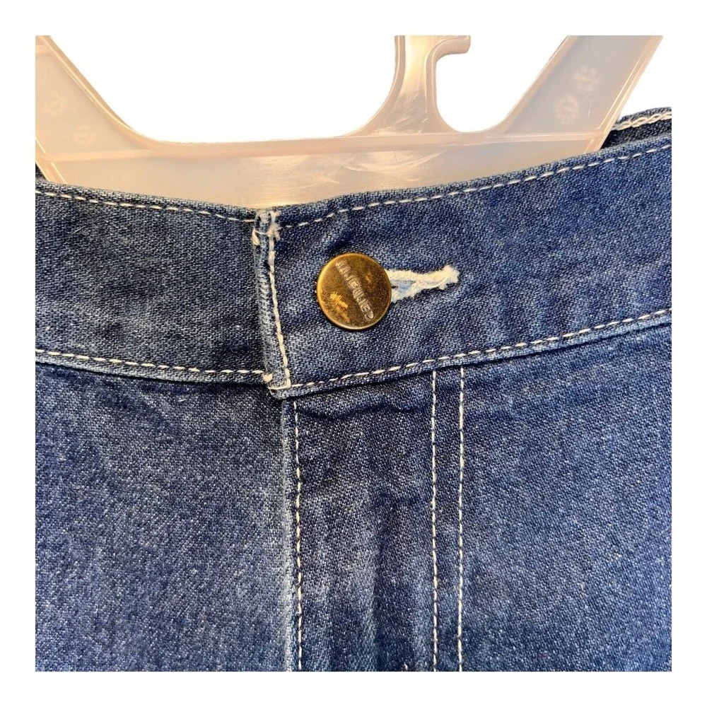 Men's CARHARTT B13 DST 40 X 32 Dungaree Denim Blue Jeans Carpenter Loose Fit - Picture 6 of 10